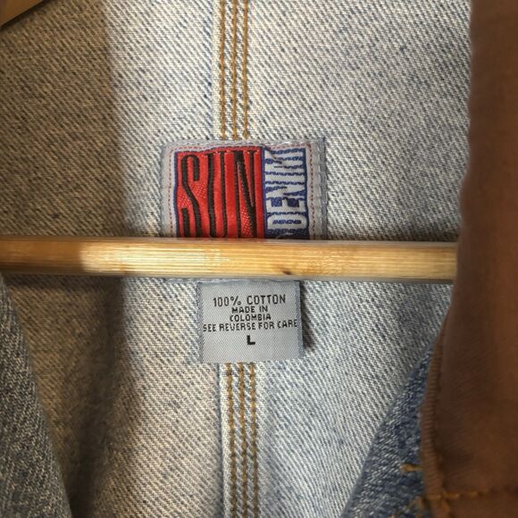 Vintage Unisex Sun Belt Denim Chore Coat Barn Field Work Jacket Size Large - Picture 5 of 13